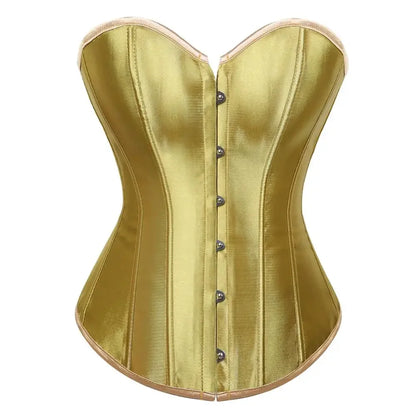 Women's Satin Lace-Up Corset Bustier