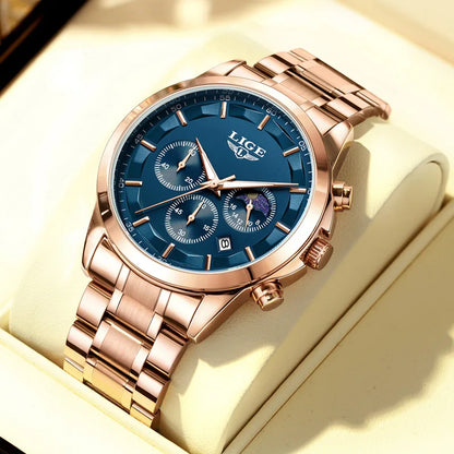 Elevate Your Style: Luxury Quartz Chronograph Watch for Gentlemen