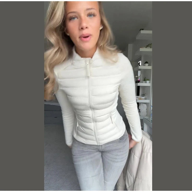 Women’s Elegant Quilted Cotton Jacket