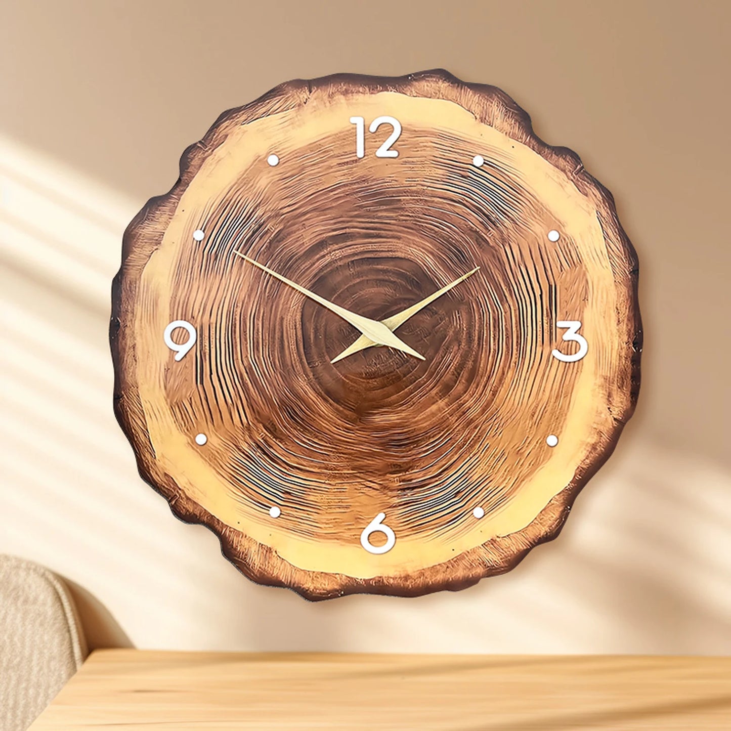 Woodland Harmony Silent Wooden Wall Clock