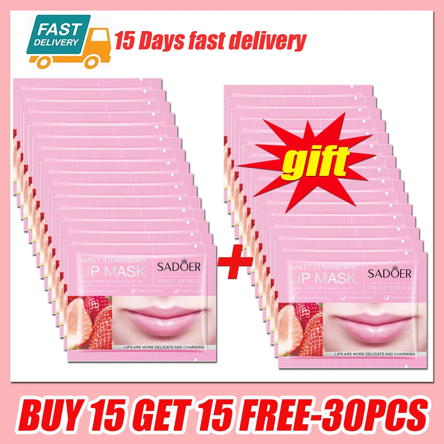 Pink Crystal Collagen Lip Mask