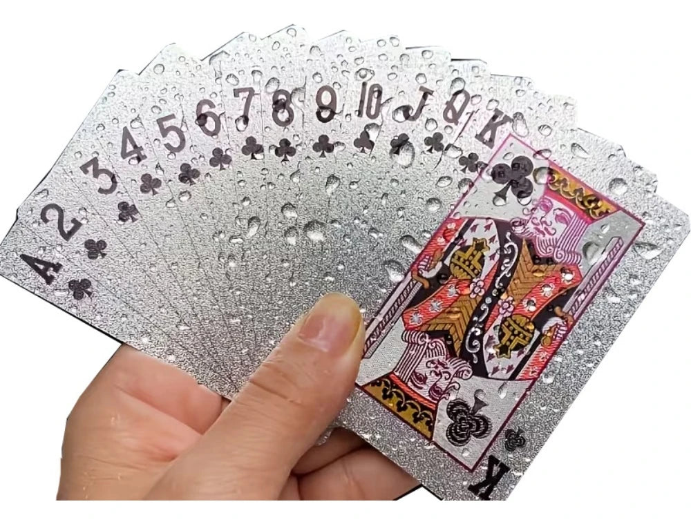 Luxury Gold Foil Playing Cards - Waterproof & Durable Poker Deck for Party & Gifts