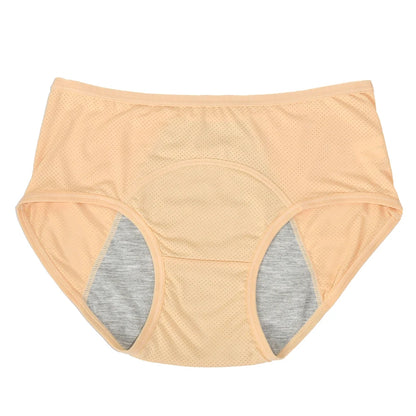 Women's Leak-Proof Mid-Waist Period Panties