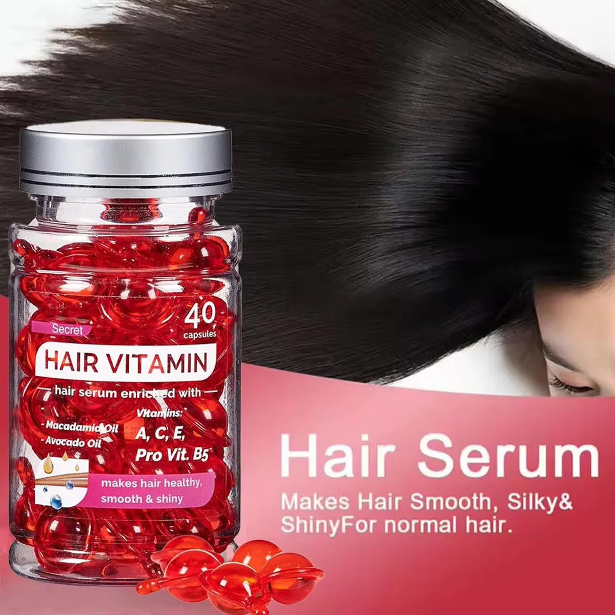 Moroccan Argan Vitamin Oil Hair Capsules