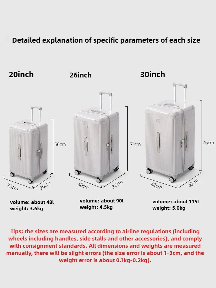 LIGHTGO SilentGlide Suitcase – Ultra-Light Performance for Effortless Travel