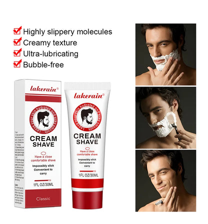Natural Shaving Cream For Men Facial Care, Rich And Dense Foam Effectively Softens Beard For Easy Shaving Gentle For All Beard T
