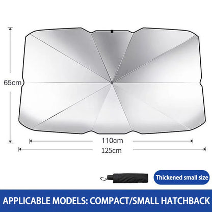 Keep Your Car Cool & Protected with the Ultimate Portable Windscreen Sun Shade