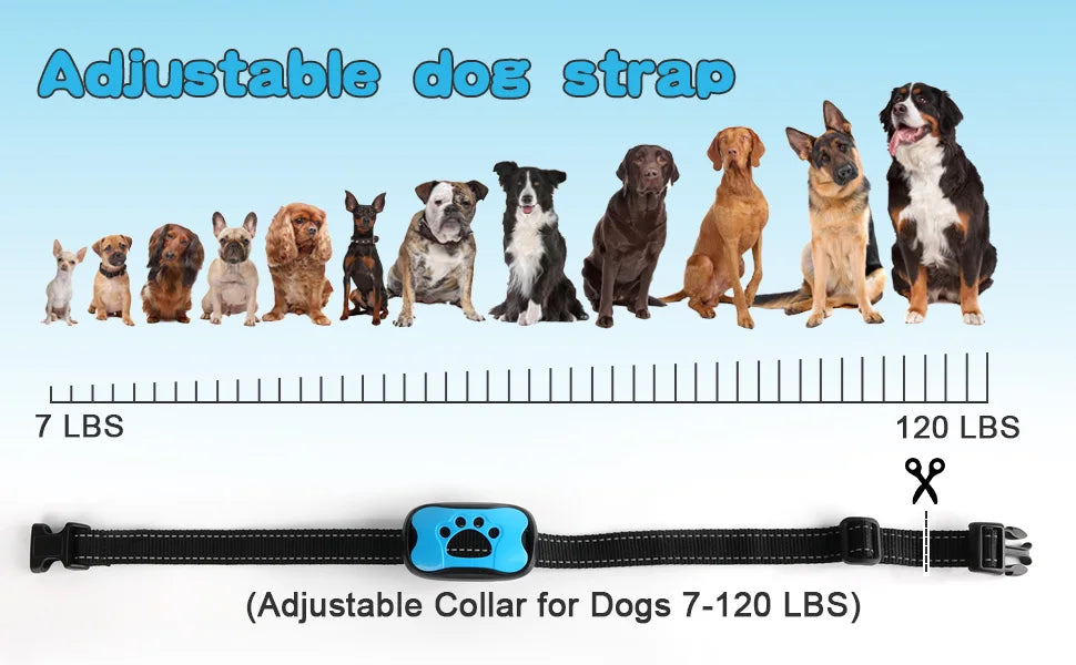 Smart Ultrasonic Anti-Bark Training Collar