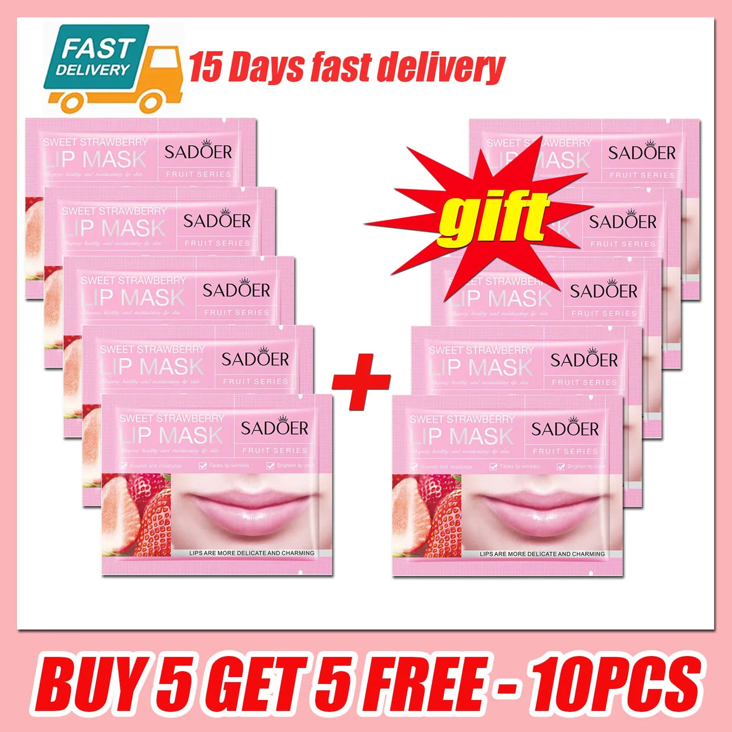 Pink Crystal Collagen Lip Mask