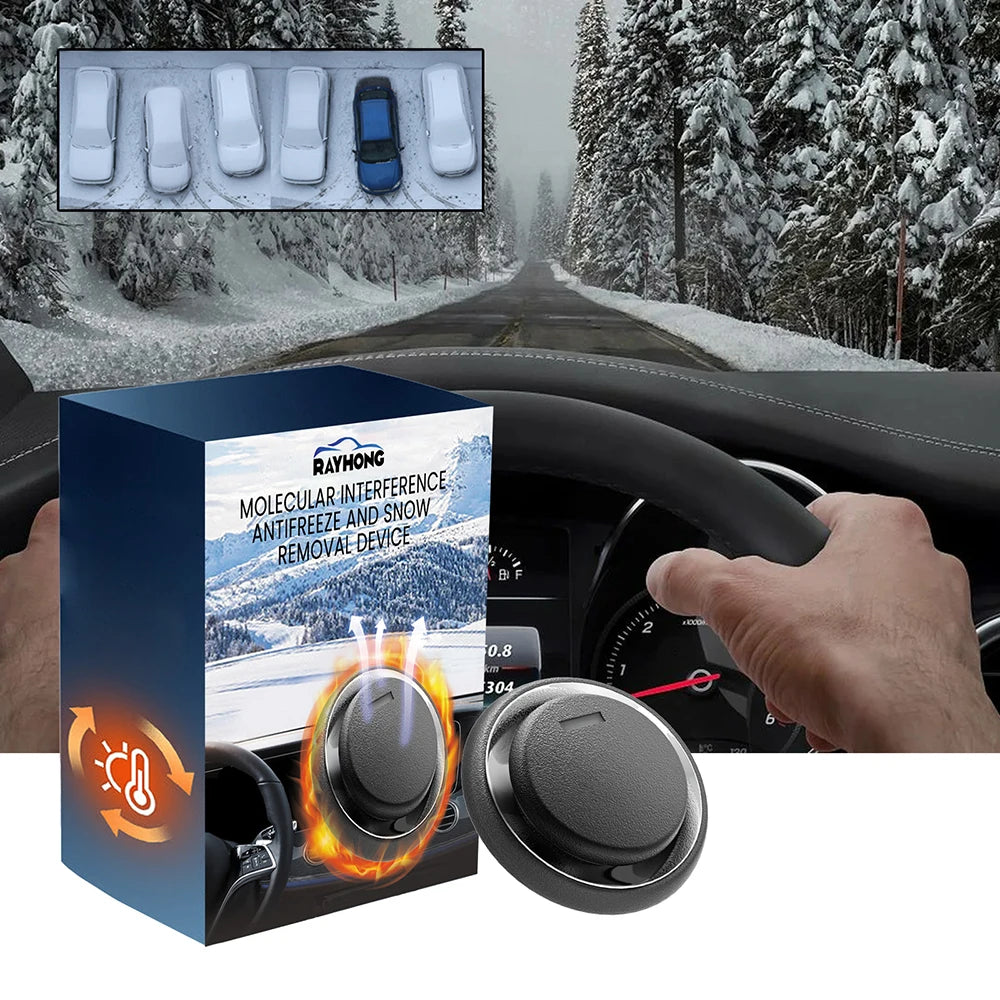 Anti-Freeze Electromagnetic Car Snow Removal Device