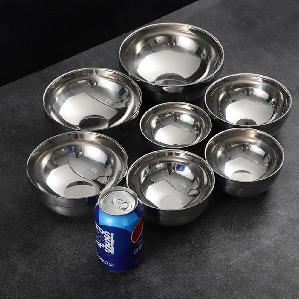 Double-Layer Stainless Steel Bowl