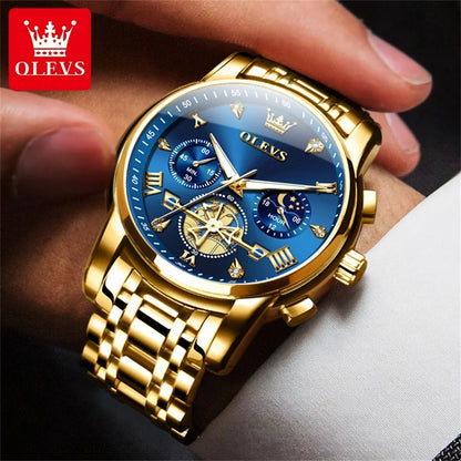 Luxury Moonphase Roman Dial Watch