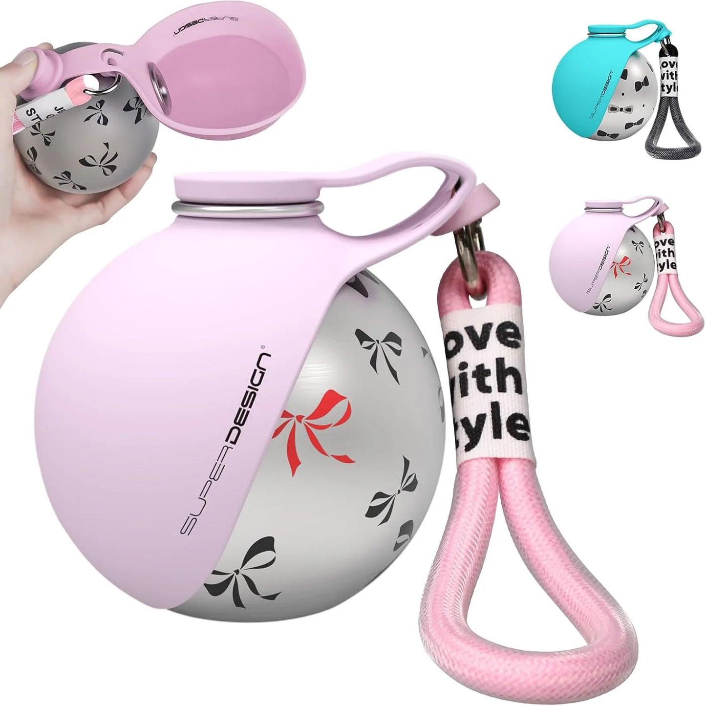 Portable Stainless Steel Dog Water Bottle