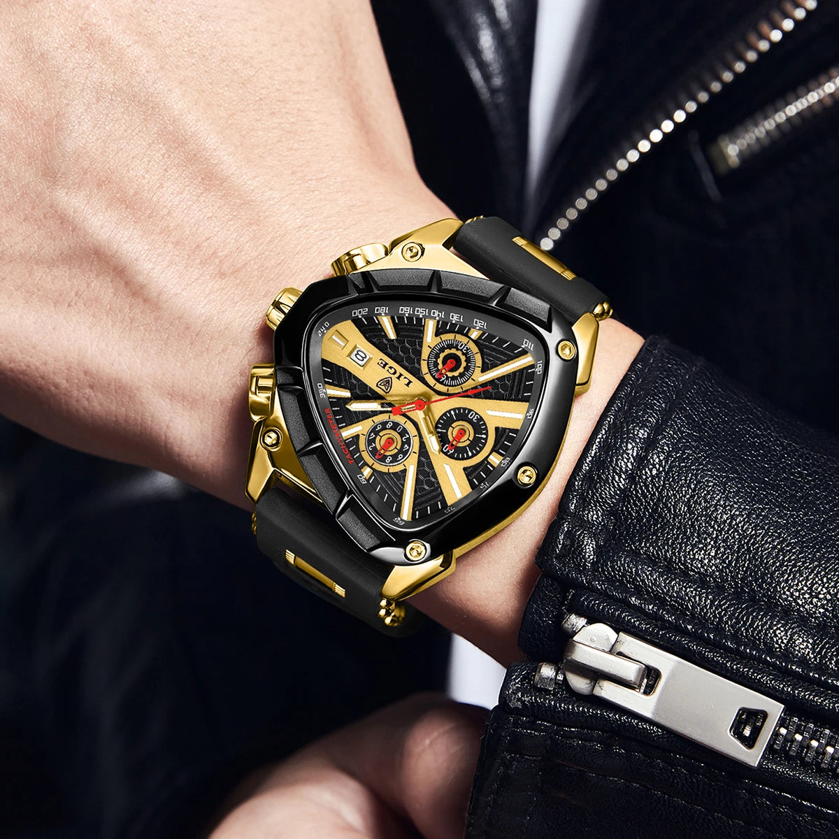 LIGE Men’s Sport Watch – Bold Design, Ultimate Performance