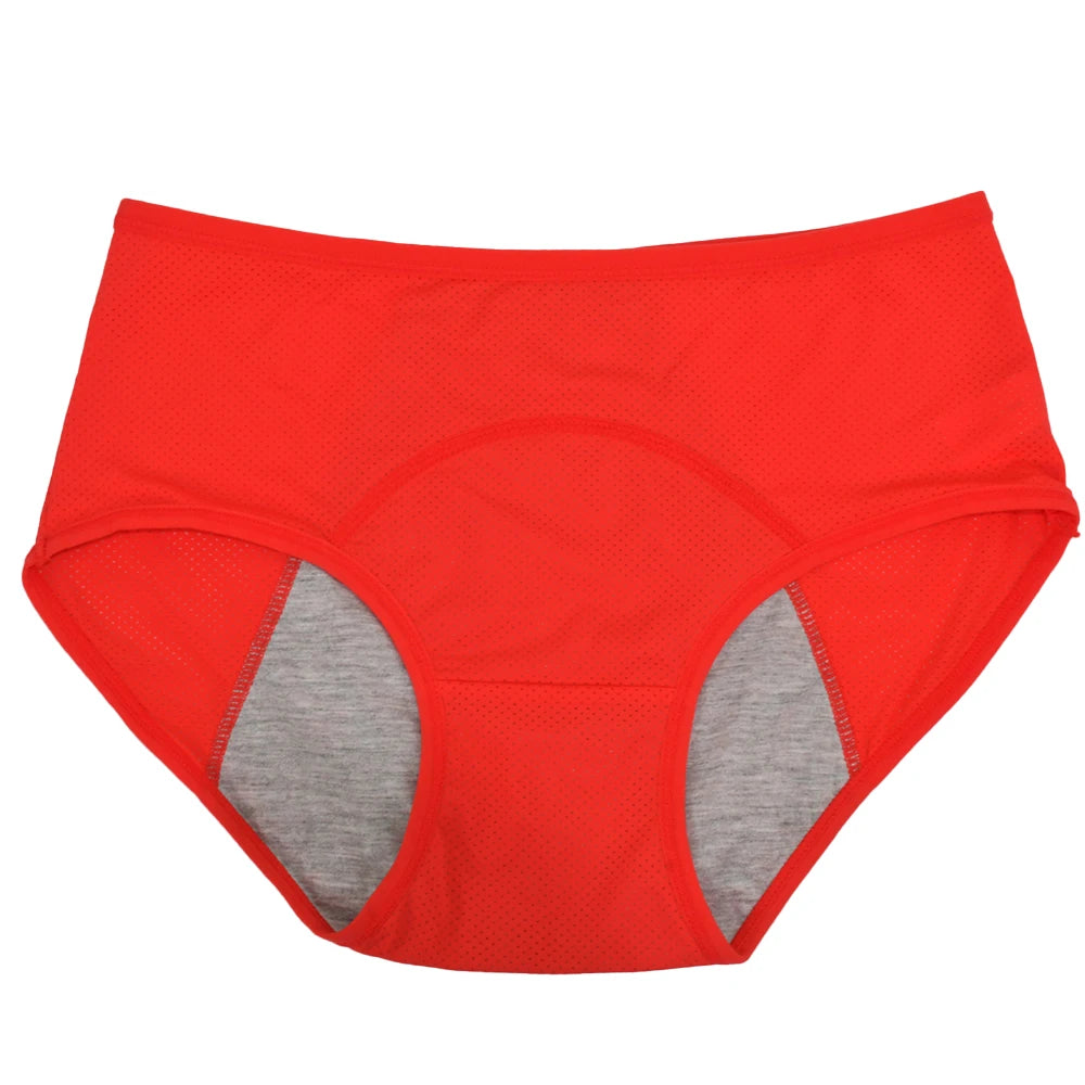 Women's Leak-Proof Mid-Waist Period Panties