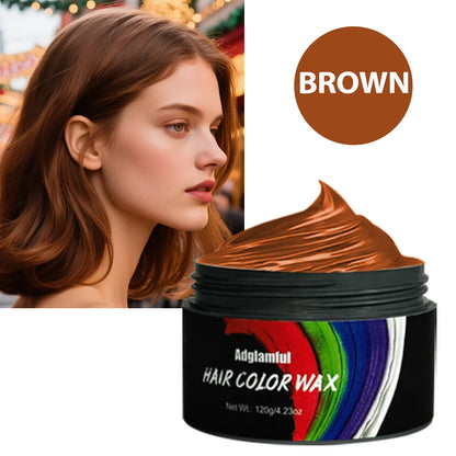 Multi-Color Temporary Hair Wax - Quick & Easy, Damage-Free, Washable, Non-Greasy, One-Time Use for Parties & Events