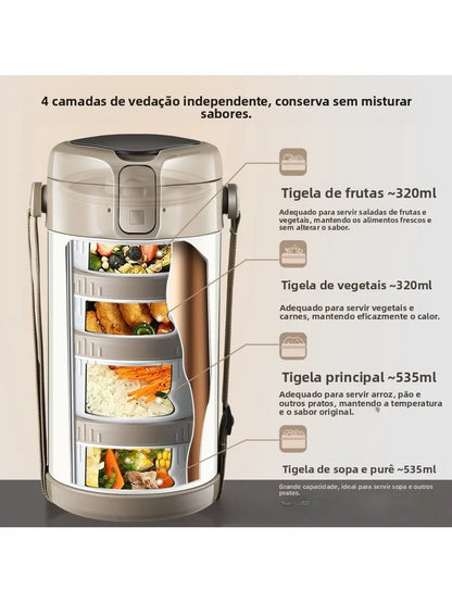 Large-Capacity 316 Stainless Steel Thermal Container