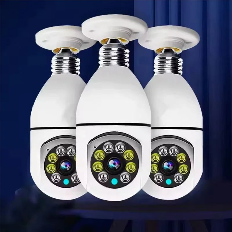 4G WiFi IP Bulb with Camera, E27 socket, and 3MP sensor