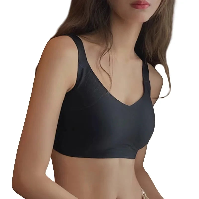 Women's Plus Size Push-Up Bra, Seamless and Wireless