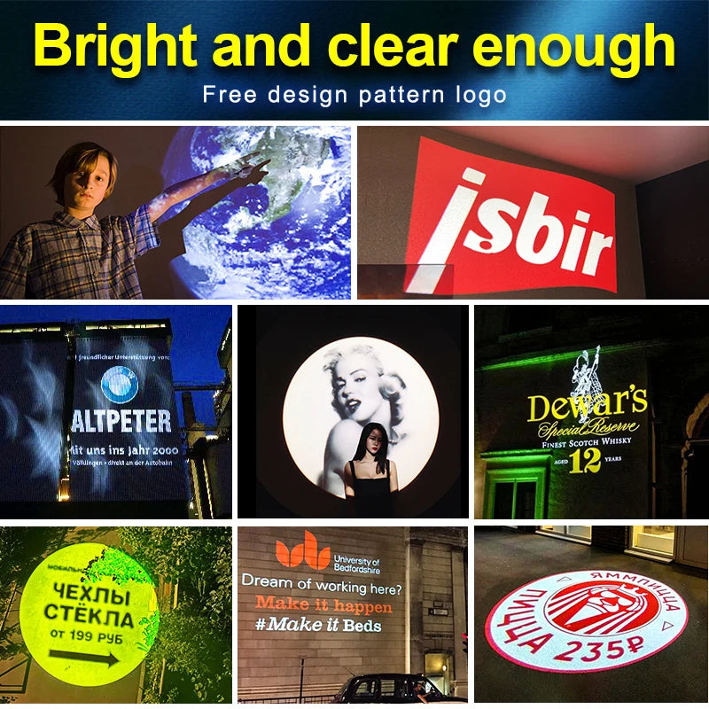 LED HD Outdoor IP67 Waterproof Image Projector