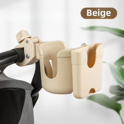 Universal Pram Cup & Bottle Holder with Anti-Slip Design