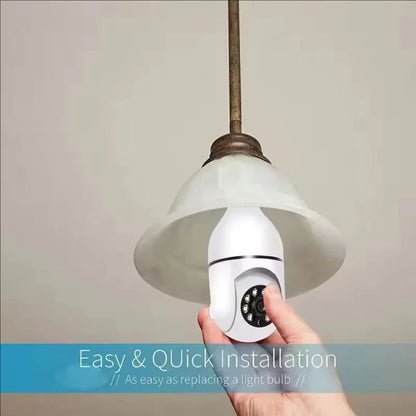 4G WiFi IP Bulb with Camera, E27 socket, and 3MP sensor