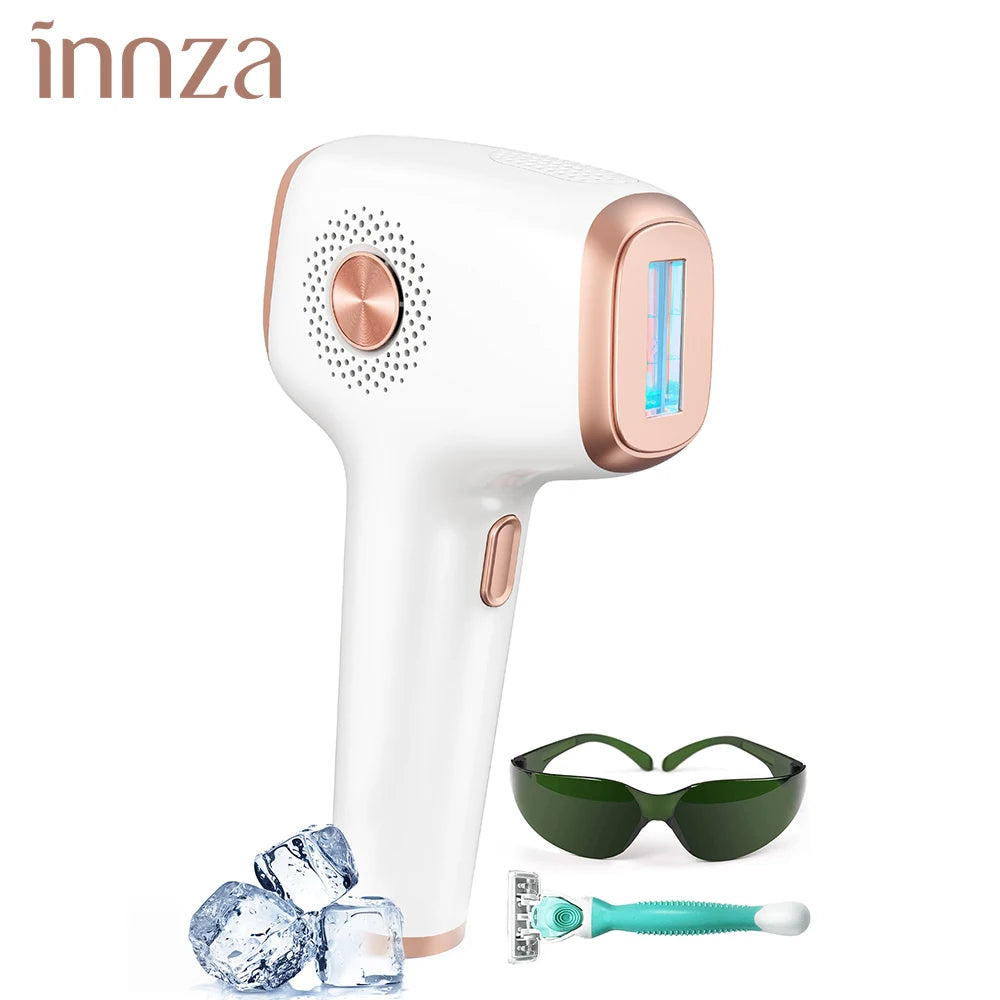 **Achieve Silky-Smooth Skin with Advanced IPL Hair Removal & Ice Cooling Comfort**