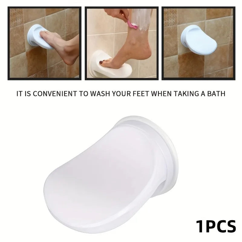 Non-Slip Shower Foot Rest with Strong Suction Grip