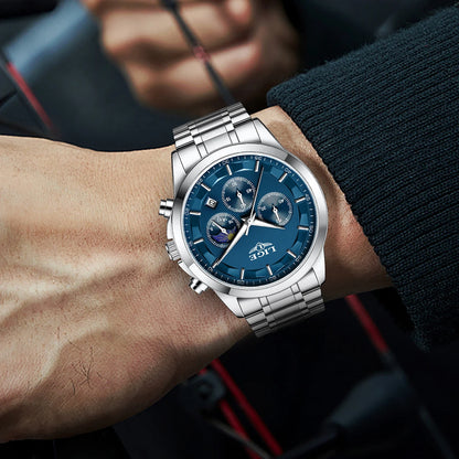 Elevate Your Style: Luxury Quartz Chronograph Watch for Gentlemen