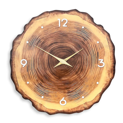 Woodland Harmony Silent Wooden Wall Clock