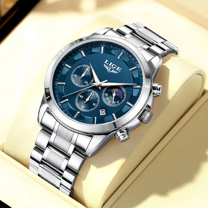 Elevate Your Style: Luxury Quartz Chronograph Watch for Gentlemen