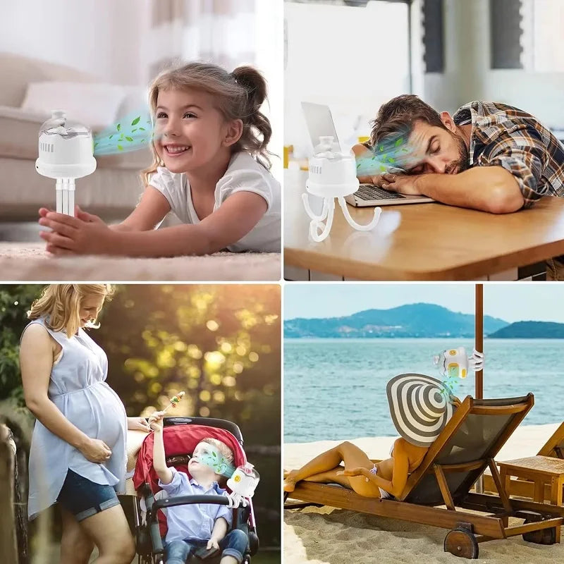 Rechargeable Baby Fan – Cool Comfort on the Go