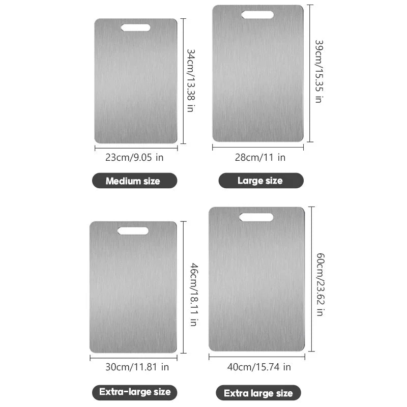 3PCS Stainless Steel Cutting Board