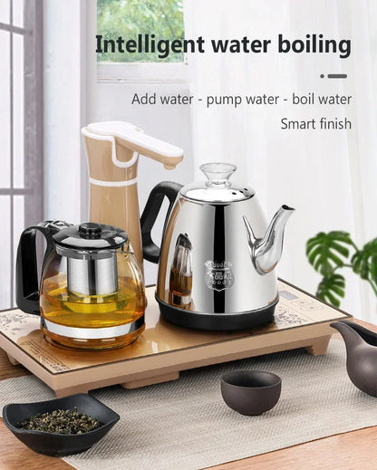 SmartHeat Stainless Steel Electric Kettle Set