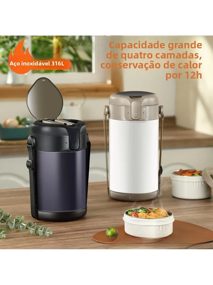 Large-Capacity 316 Stainless Steel Thermal Container