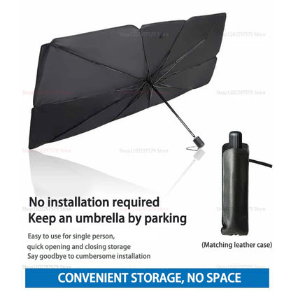 Keep Your Car Cool & Protected with the Ultimate Portable Windscreen Sun Shade