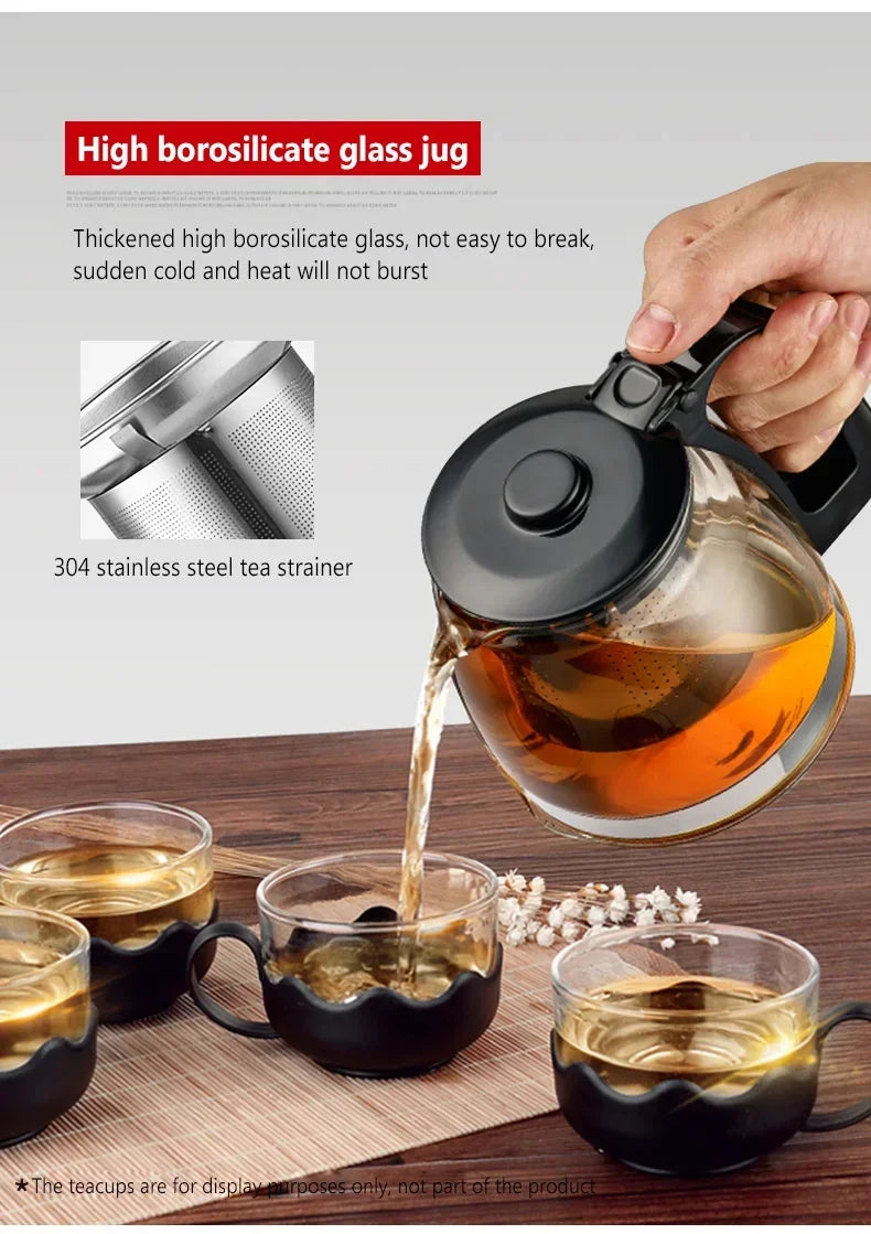 SmartHeat Stainless Steel Electric Kettle Set