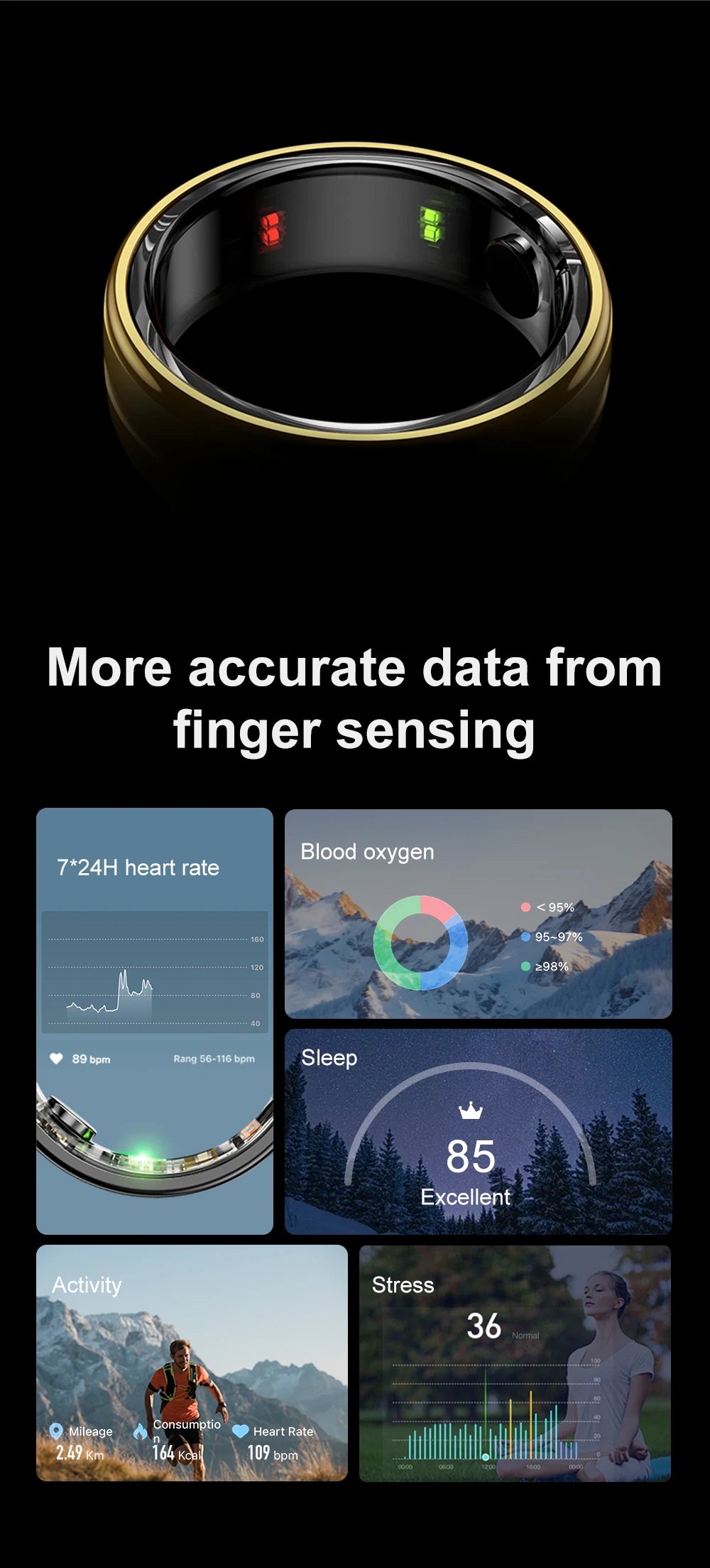 R06 Smart Ring - Monitor Your Health