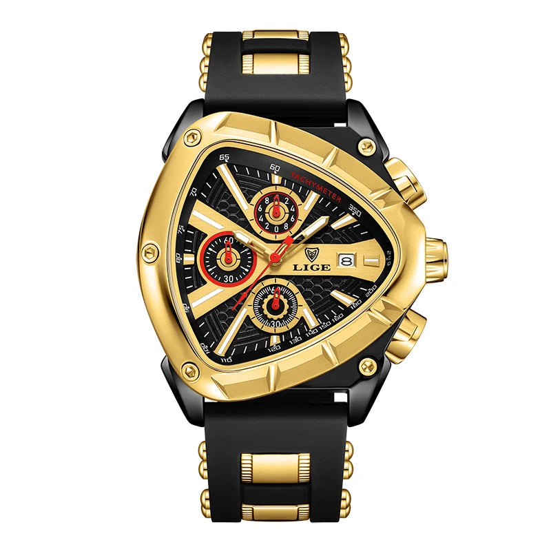 LIGE Men’s Sport Watch – Bold Design, Ultimate Performance