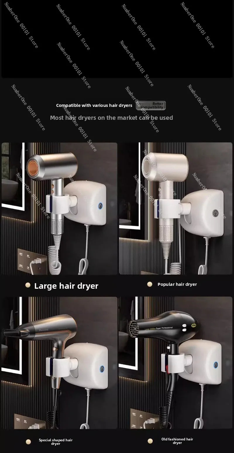 Hair Dryer Holder (No-Drill)