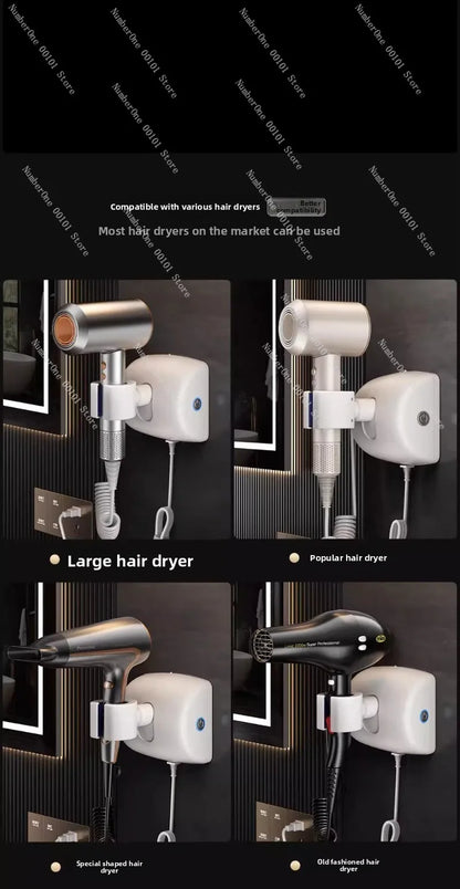 Hair Dryer Holder (No-Drill)