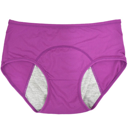 Women's Leak-Proof Mid-Waist Period Panties