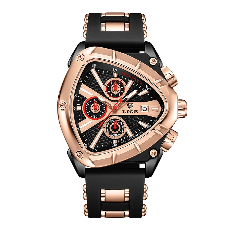 LIGE Men’s Sport Watch – Bold Design, Ultimate Performance