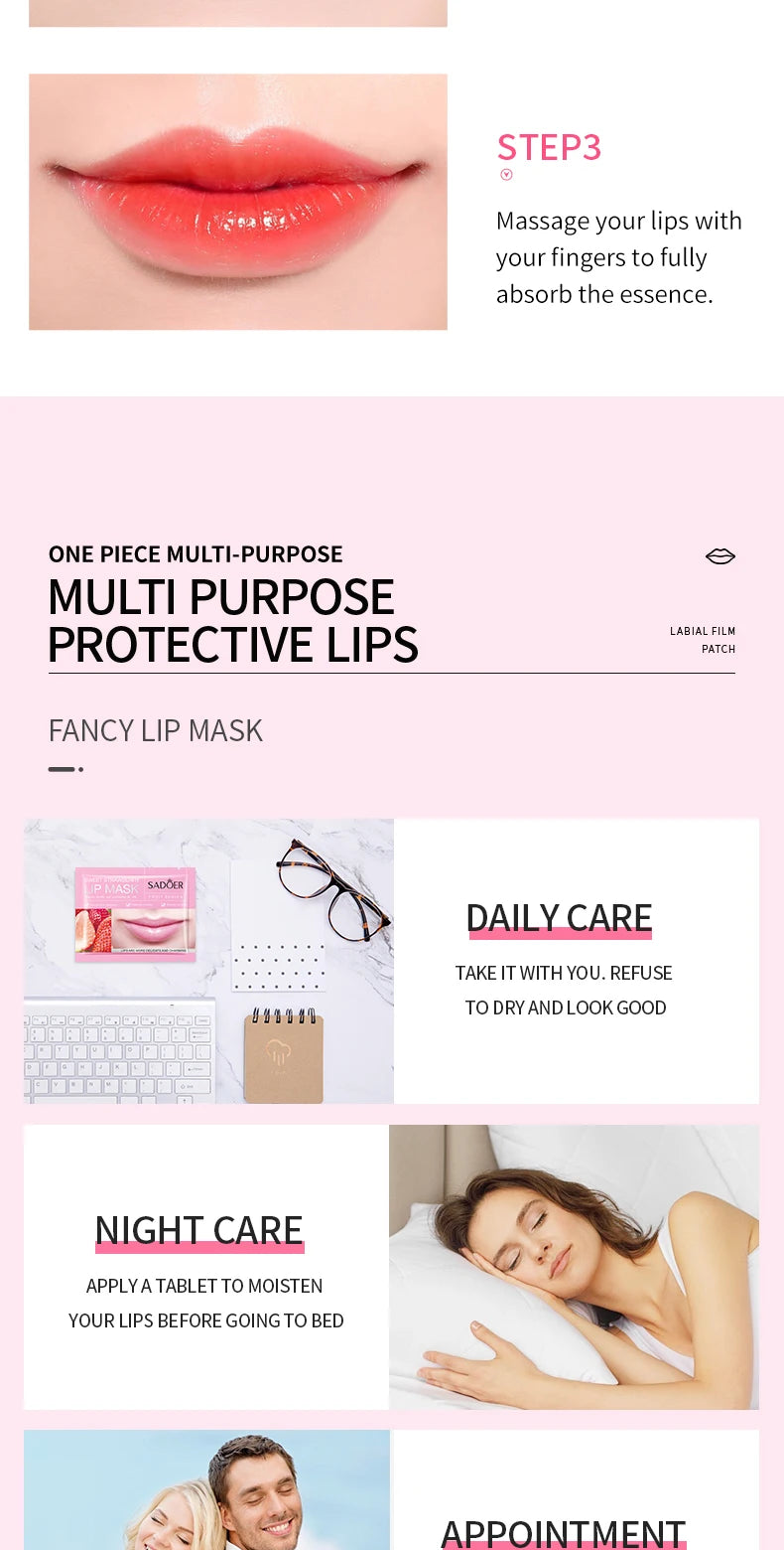 Pink Crystal Collagen Lip Mask