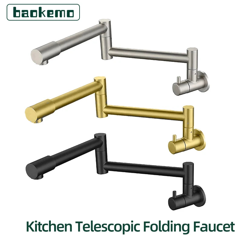 A Kitchen Faucet With a Modern and Space-Saving Design