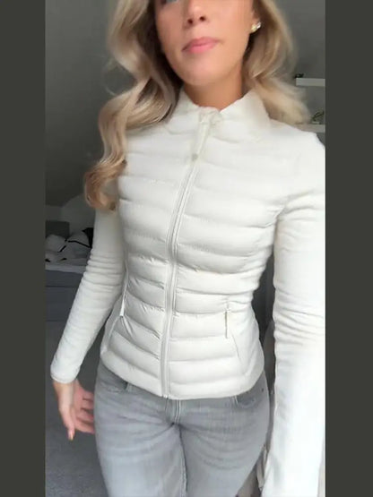 Women’s Elegant Quilted Cotton Jacket