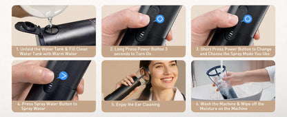 Powerful Rechargeable Earwax Removal with 4 Pressure Modes & IPX6 Waterproof