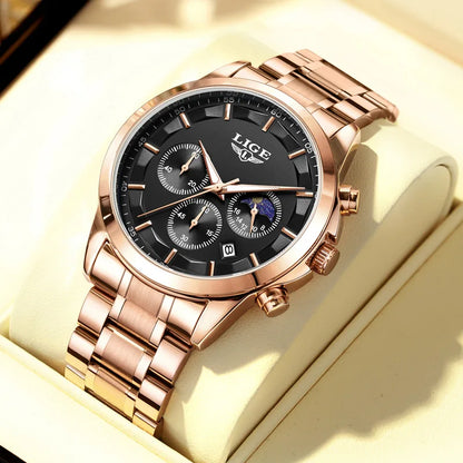 Elevate Your Style: Luxury Quartz Chronograph Watch for Gentlemen
