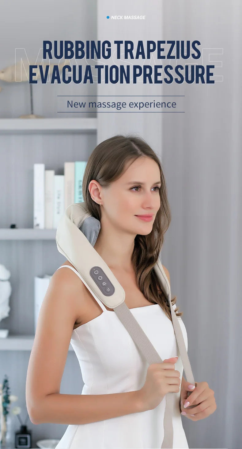 26W Neck, Shoulder & Back Kneading Massager