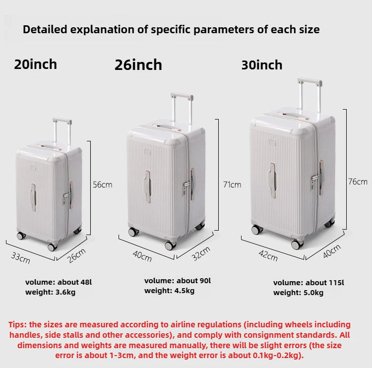 LIGHTGO SilentGlide Suitcase – Ultra-Light Performance for Effortless Travel